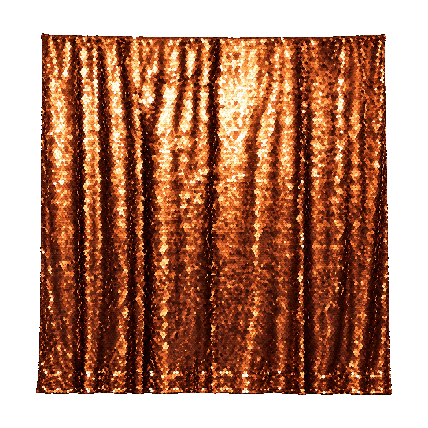 Copper Premium Sequins backdrop