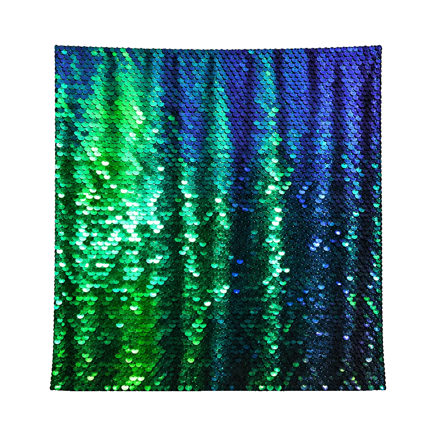 Peacock Premium Sequins backdrop