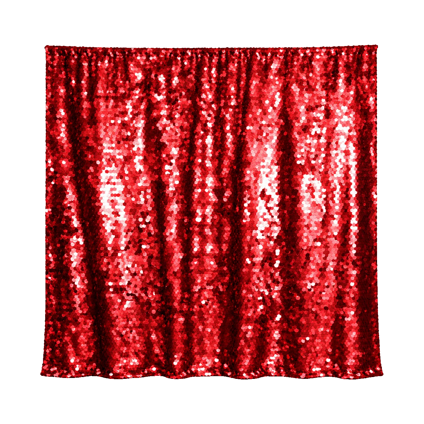 Red Premium Sequins backdrop