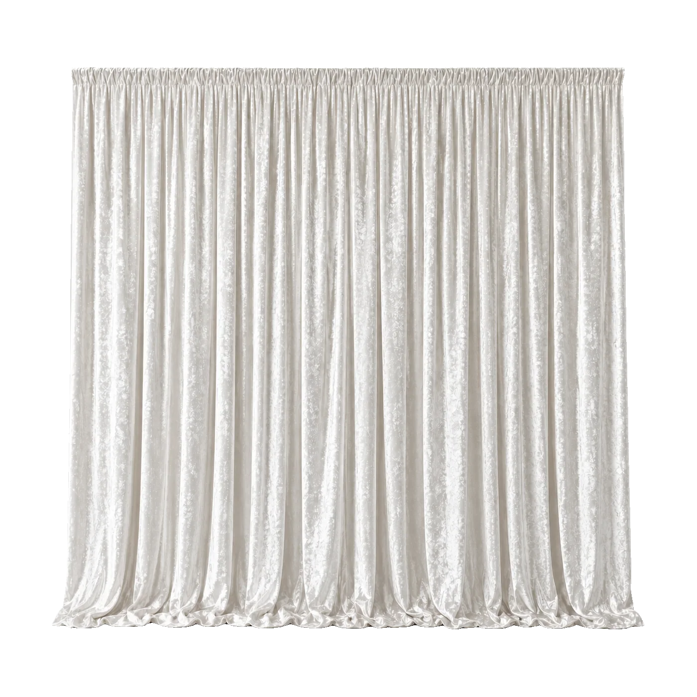 White Premium Crushed Velvet backdrop
