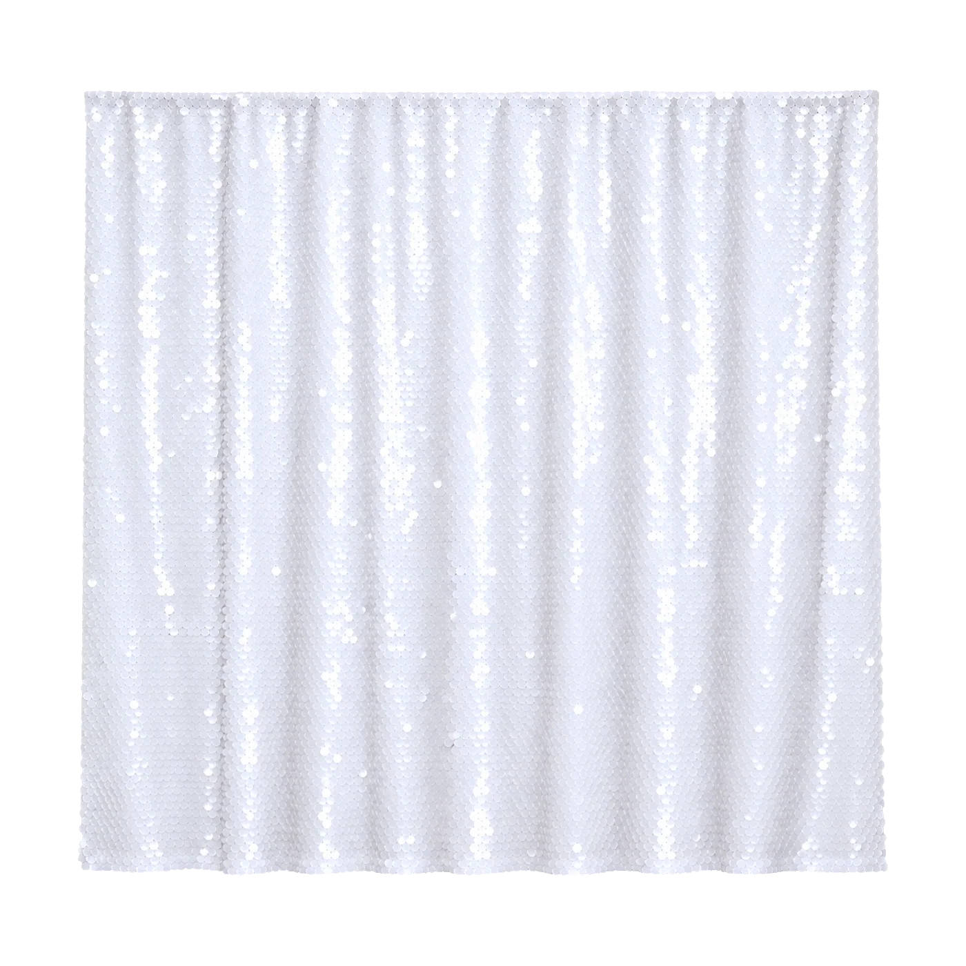 White Premium Sequins backdrop
